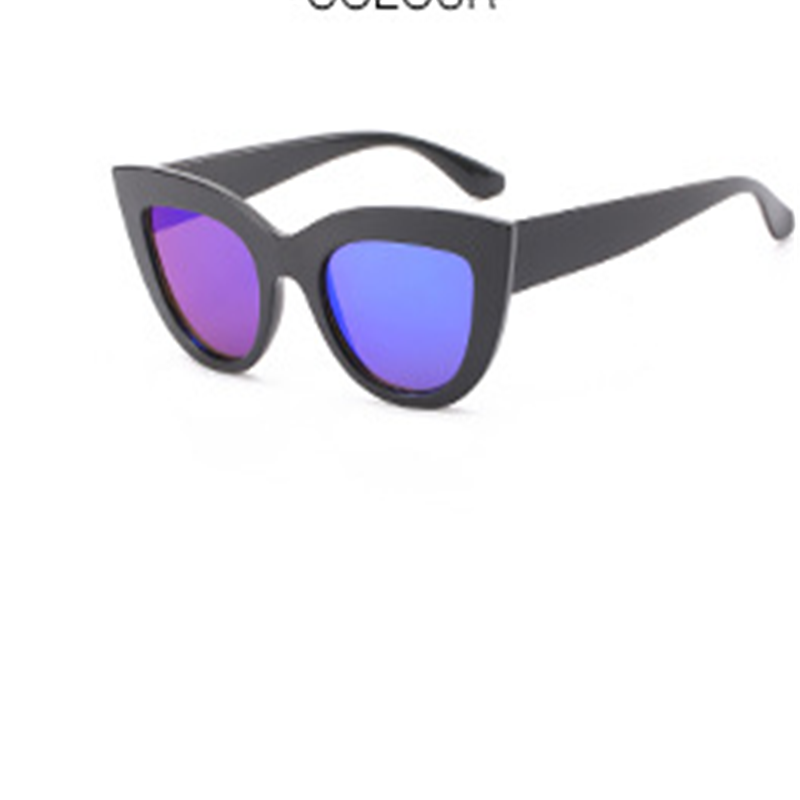 Retro Cat-Eye Sunglasses — close-up detail