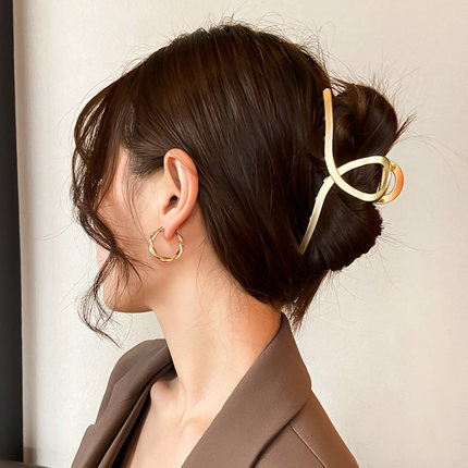 Alloy Metal Hair Claw Clip — product photo