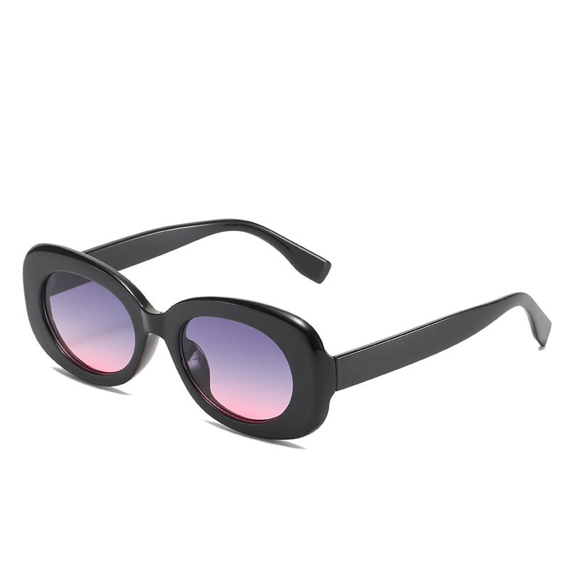 Oval Simple Sunglasses — close-up detail