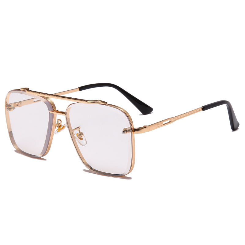 Metal Vintage Round Sunglasses — close-up detail