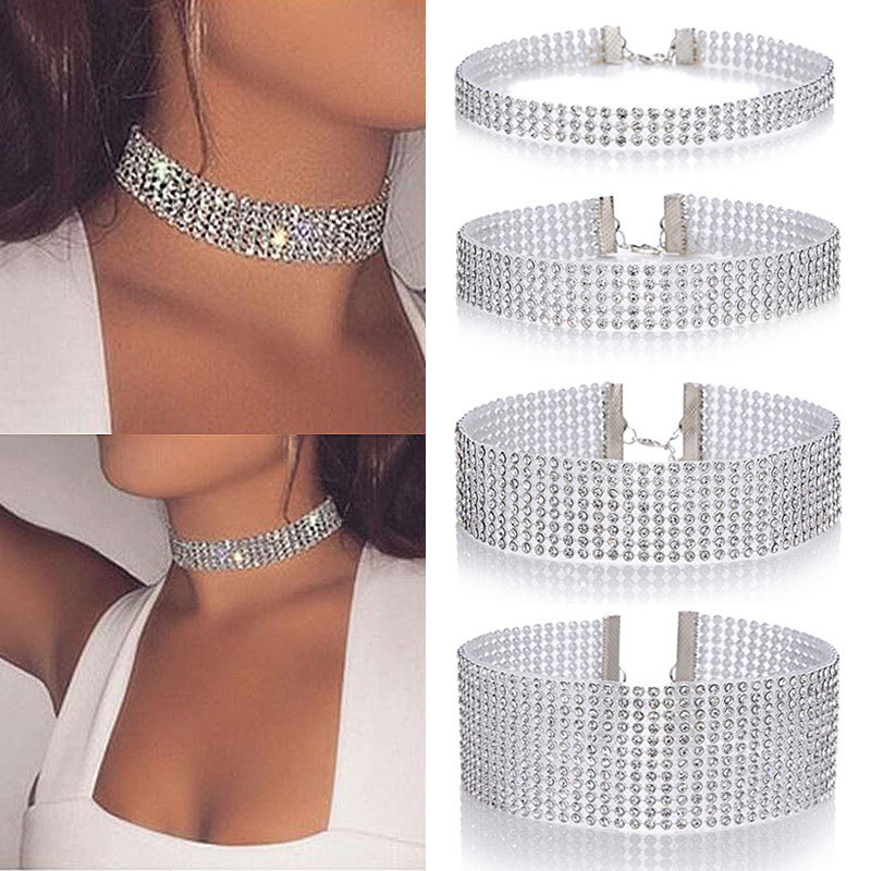 Crystal Rhinestone Choker — product photo
