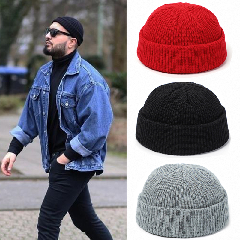 Retro Knitted Beanie — product photo