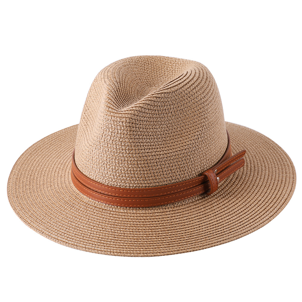 Wide-Brim Straw Fedora — product photo