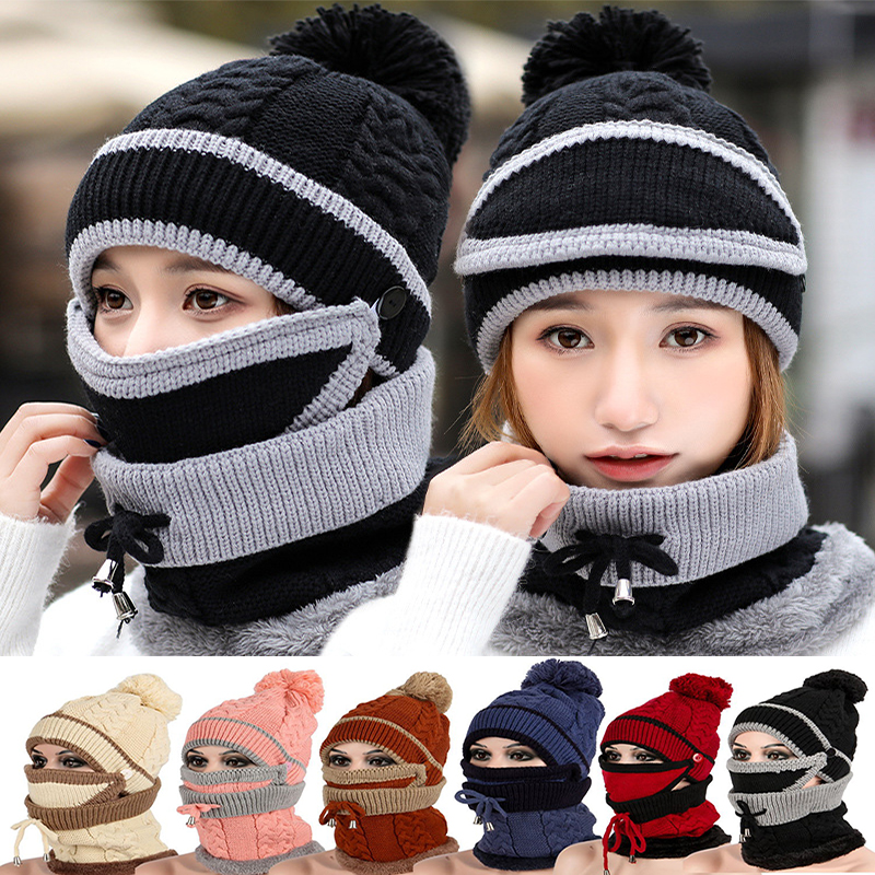 Knitted Beanie & Scarf Set — product photo