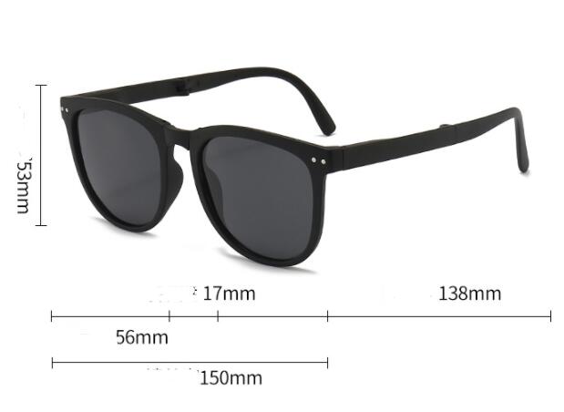 Polarized Foldable Sunglasses — alternate angle