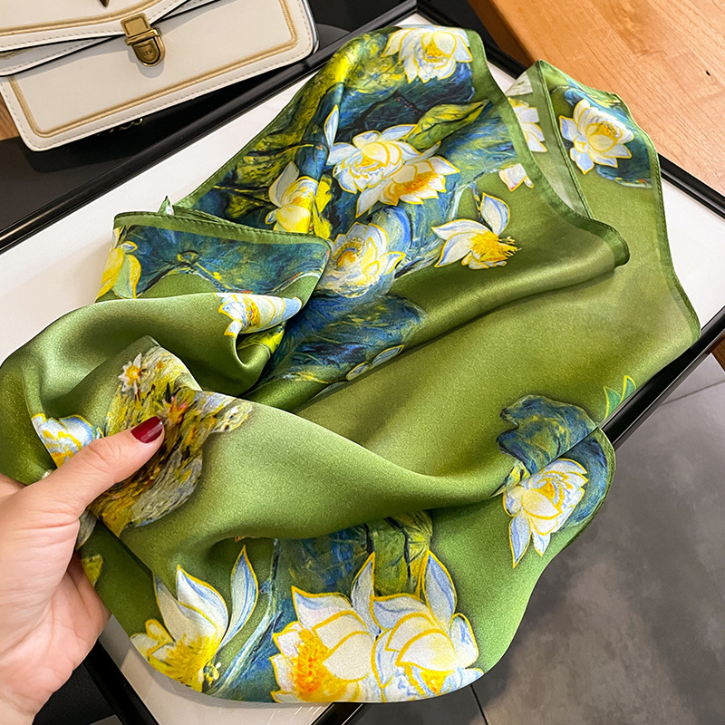 Silk Neck Scarf — alternate angle