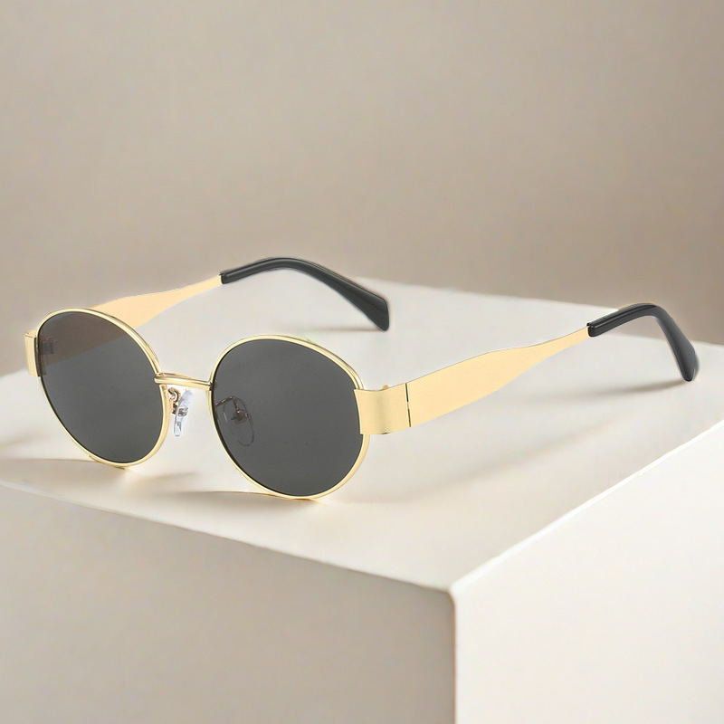 Metal Oval Sunglasses — product photo