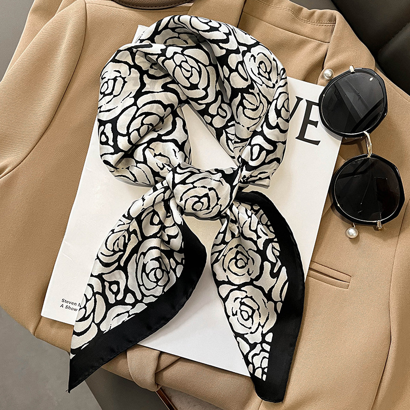 Printed Silk Hair-Band Scarf — product photo