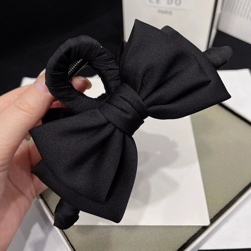 Satin Bow Claw Clip — alternate angle
