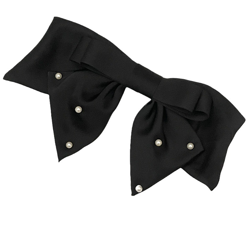 High-End Satin Bow Hair Clip — alternate angle
